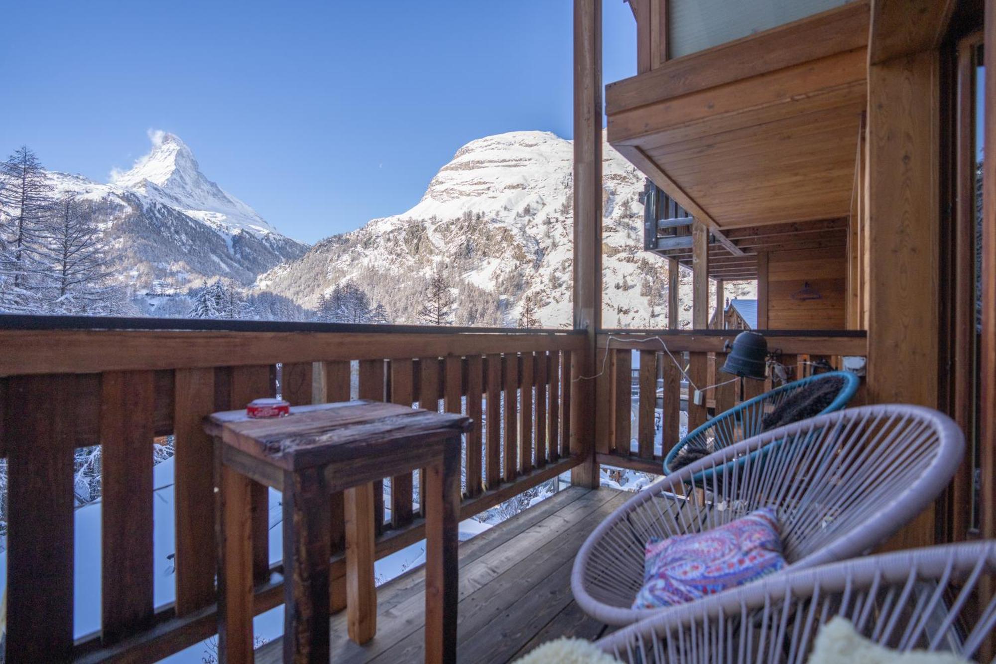 Апартаменты Haus Sunrise Церматт Экстерьер фото
